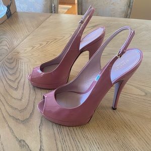 Authentic Pink Gucci Heels